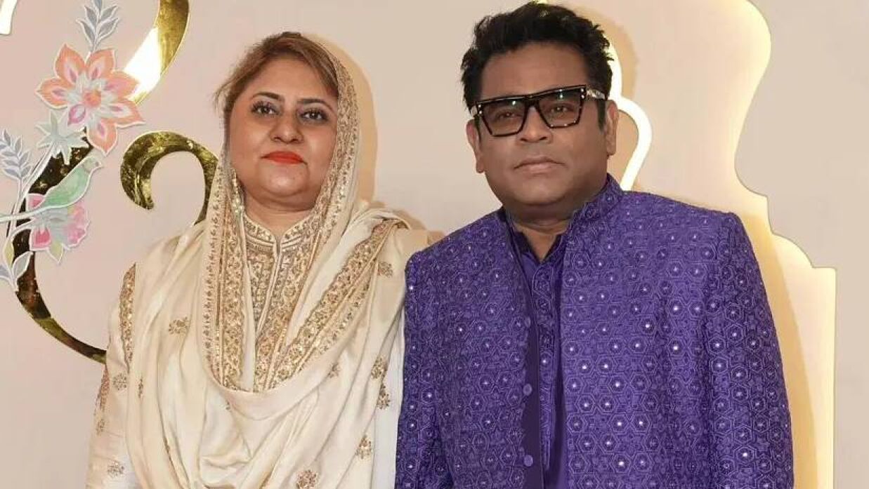 এ আর রাহমান ও সায়রা বানু