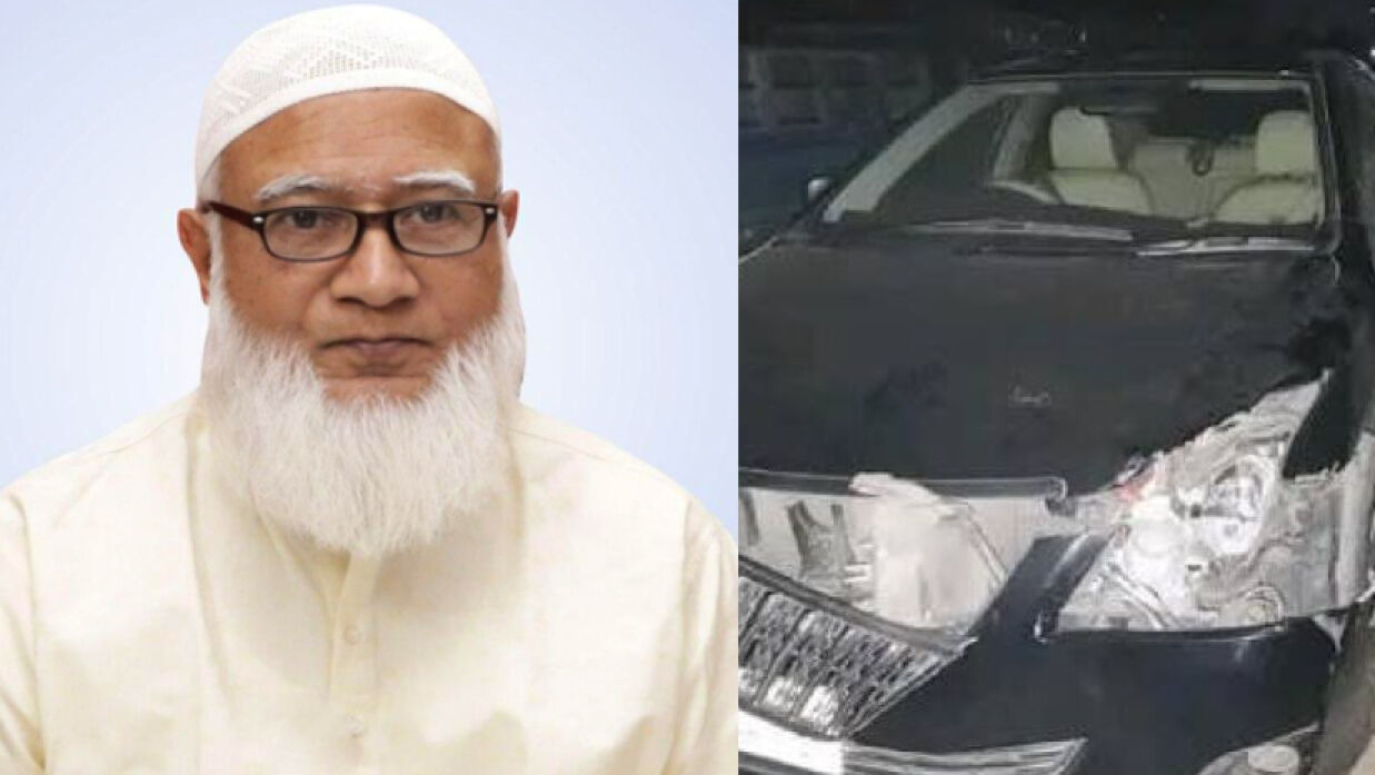 ডা. শফিকুর রহমান ও ট্রাকচাপা দেওয়া গাড়ি