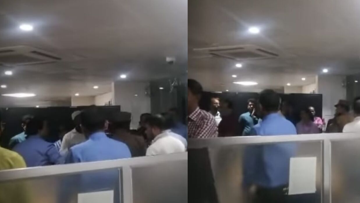 হেনস্তার সময় ধারণকৃত ভিডিও থেকে তোলা ছবি