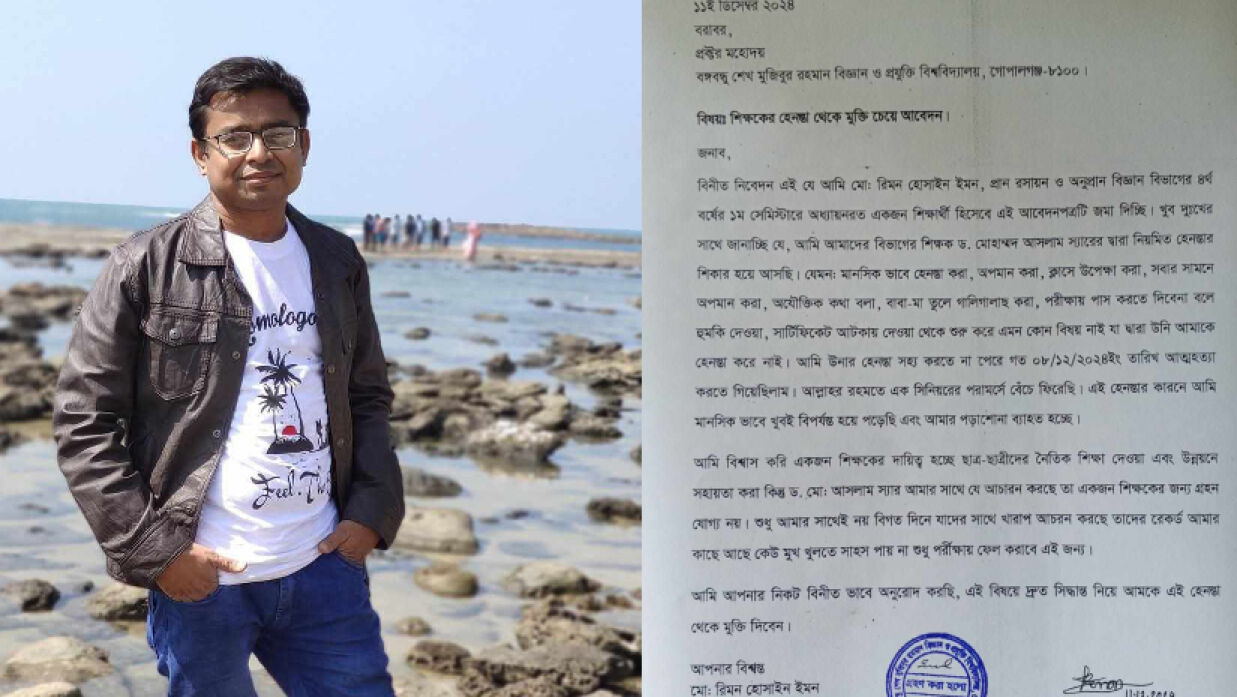 অভিযুক্ত শিক্ষক ও অভিযোগপত্র