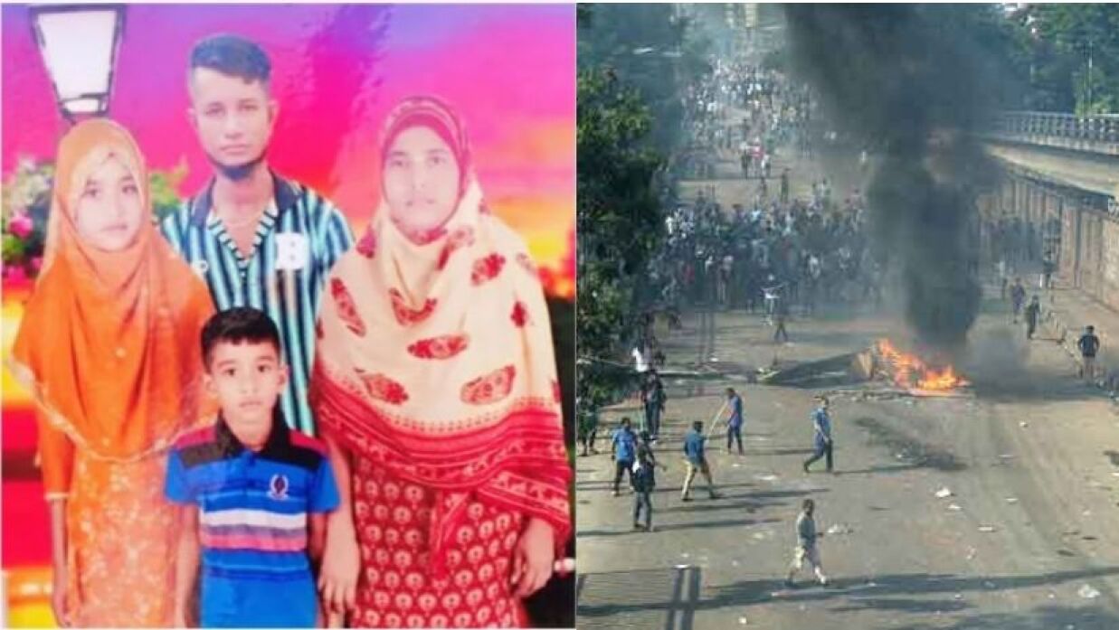 বৈষম্যবিরোধী ছাত্র আন্দোলনে নিহত আকতার ও তার পরিবারের সদস্যরা