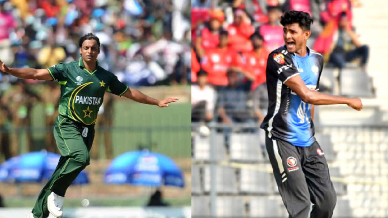 শোয়েব আখতার ও নাহিদ রানা