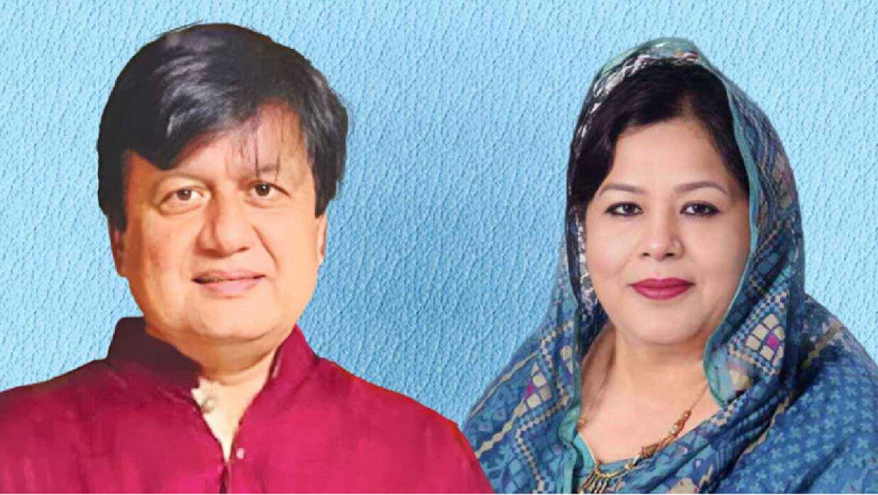 মতিউর রহমান ও  তার   স্ত্রী লায়লা কানিজ