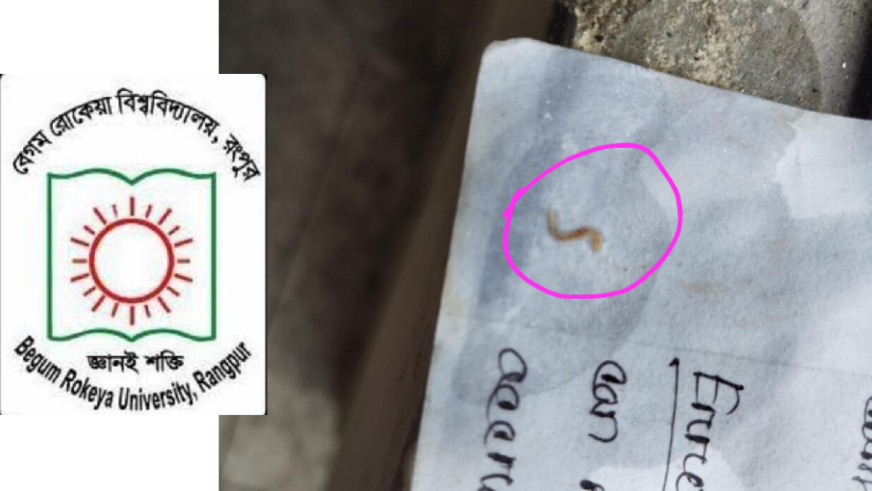 বেরোবি লোগো এবং পানিতে পাওয়া কেঁচো