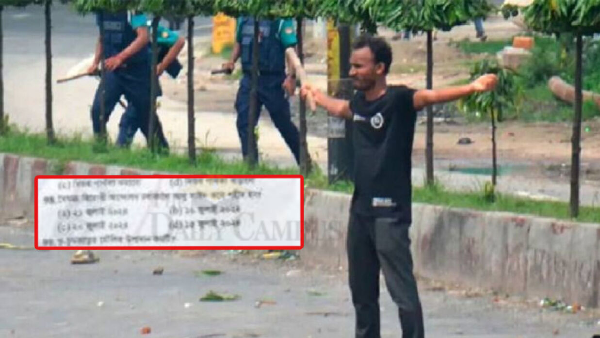 প্রশ্ন ও শহীদ আবু সাঈদ