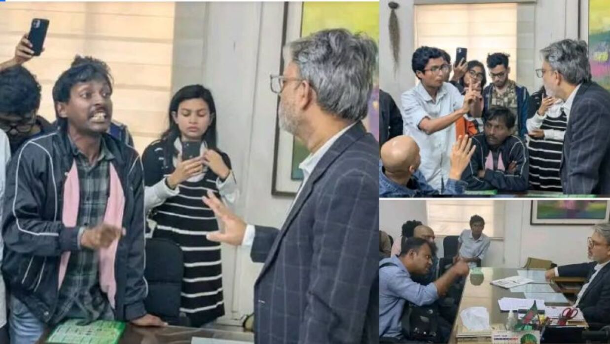 ছাত্রসংগঠনের নেতাদের তোপের মুখে ঢাবি প্রক্টর সাইফুদ্দীন আহমেদ