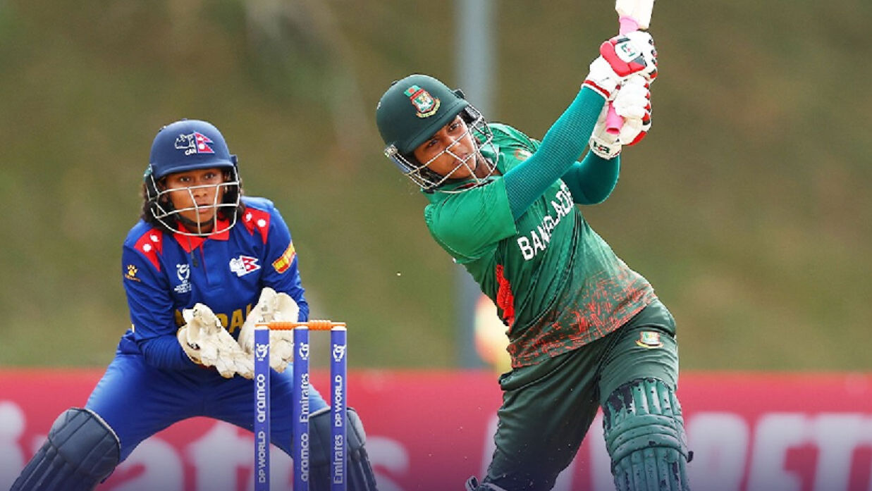 নেপালকে হারিয়ে বিশ্বকাপে উড়ন্ত সূচনা বাংলাদেশের