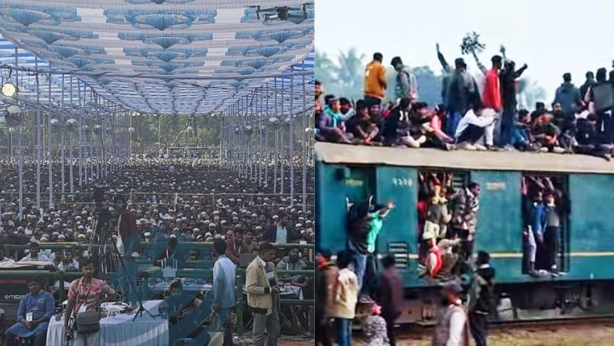 আজহারীর মাহফিল ও ট্রেনে ভীড়
