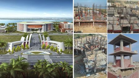 দৃশ্যমান হচ্ছে মেরিটাইম ইউনিভার্সিটির দৃষ্টিনন্দন ক্যাম্পাস