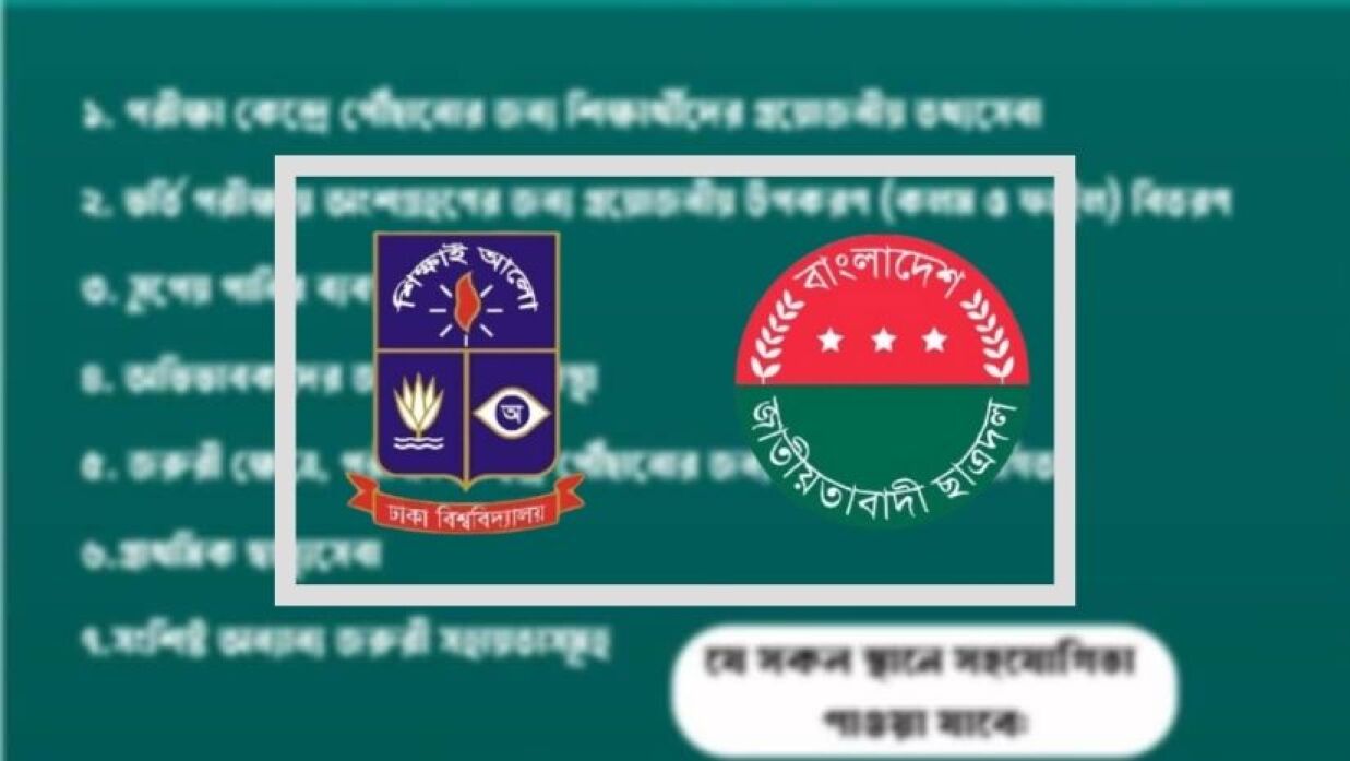 ঢাবি ও ছাত্রদল লোগো