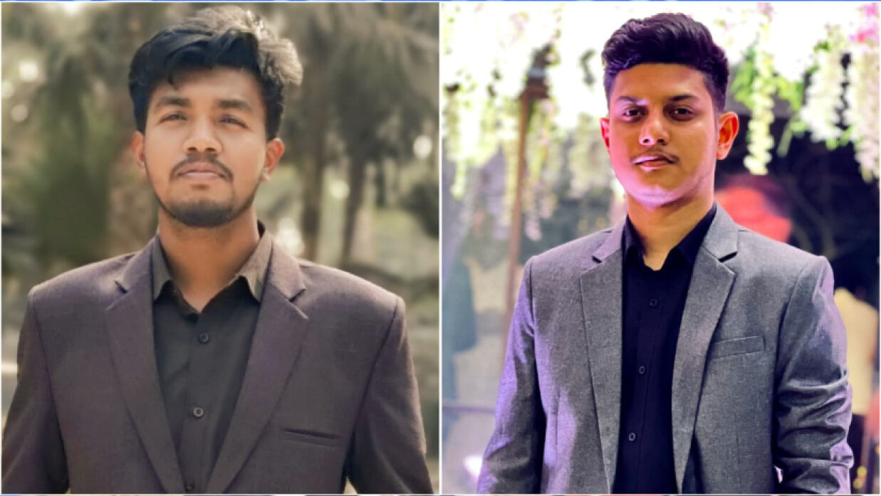 রফিকুল ইসলাম রাকিব ও মো. মাহতাব হাসান রাদিত