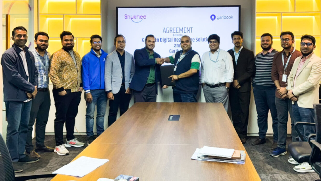 গাড়িচালক ও তাদের পরিবারের স্বাস্থ্যসেবায় গাড়িবুক-সুখীর মধ্যে চুক্তি স্বাক্ষরিত হয়েছে