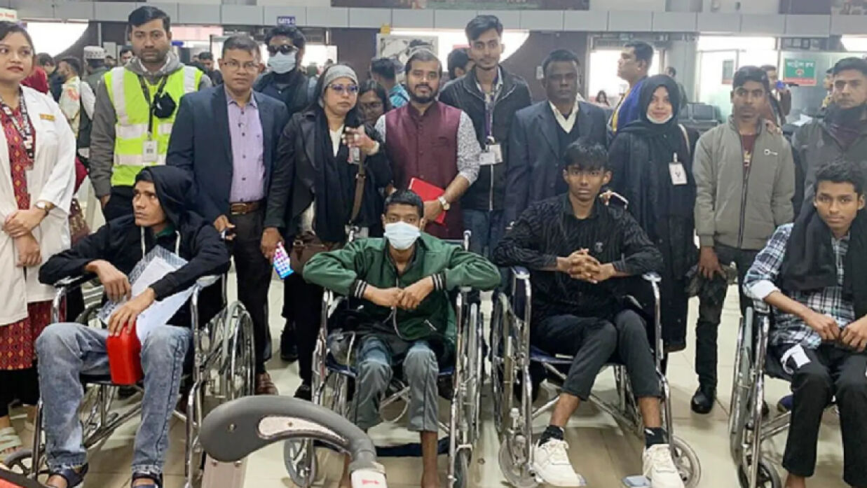 উন্নত চিকিৎসার জন্য ছয়জন যাচ্ছেন  থাইল্যান্ডে