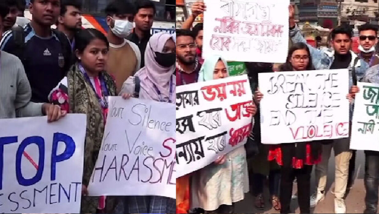 মৌচাক মোড় এলাকায় সড়ক অবরোধ শিক্ষার্থীদের