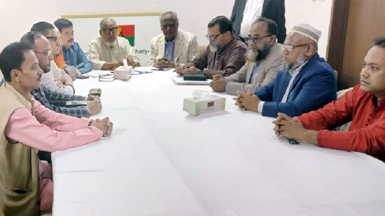 জোটের শীর্ষ নেতাদের সঙ্গে বৈঠকে বসেছেন বিএনপি নেতারা