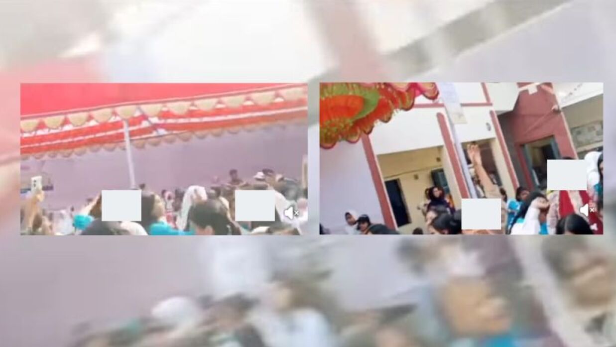 ভাইরাল ভিডিও থেকে নেওয়া