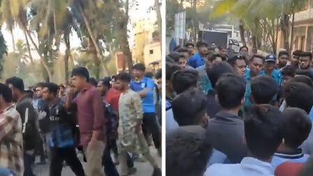 পবিপ্রবি বরিশাল ক্যাম্পাসে শিক্ষার্থীকে মারধর, প্রতিবাদে বিক্ষোভ