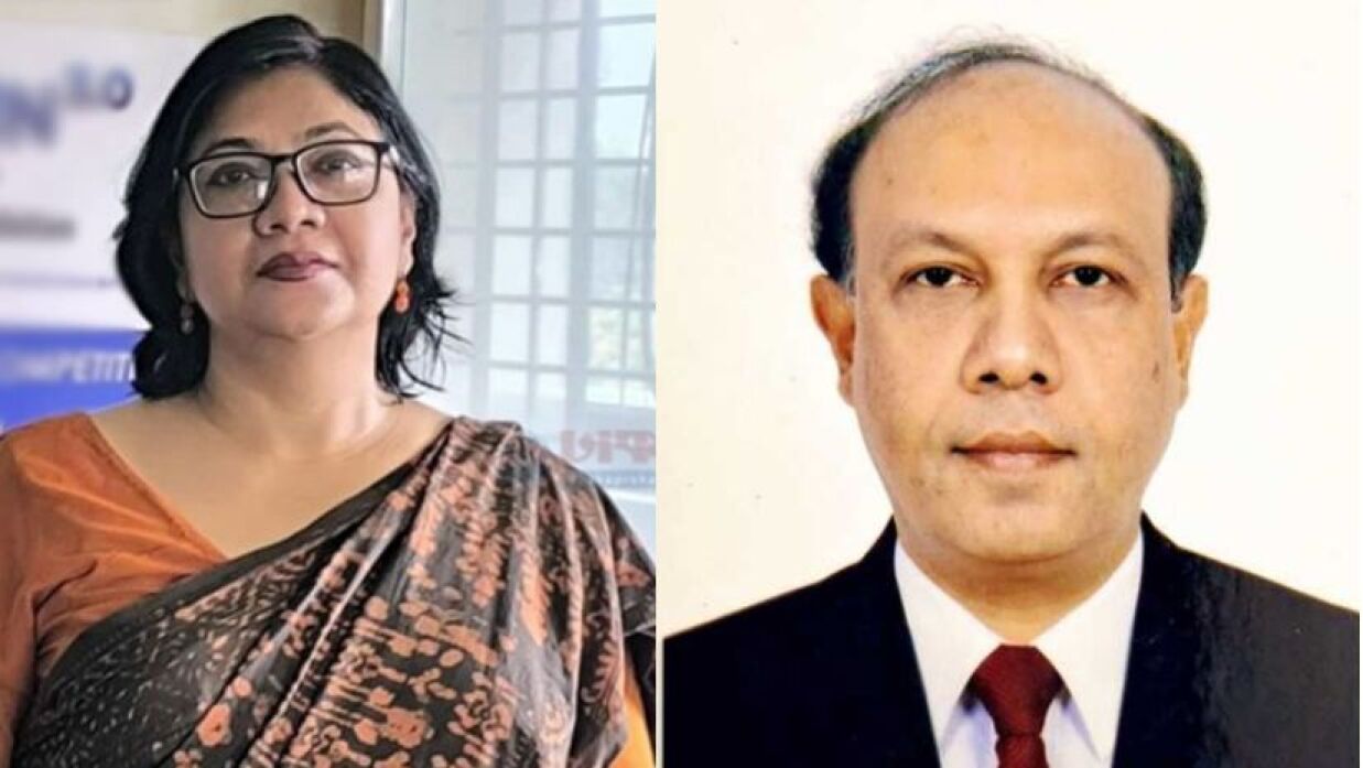 উপাচার্য অধ্যাপক ড. শূচিতা শরমিন ও উপ-উপাচার্য অধ্যাপক ড. গোলাম রাব্বানি