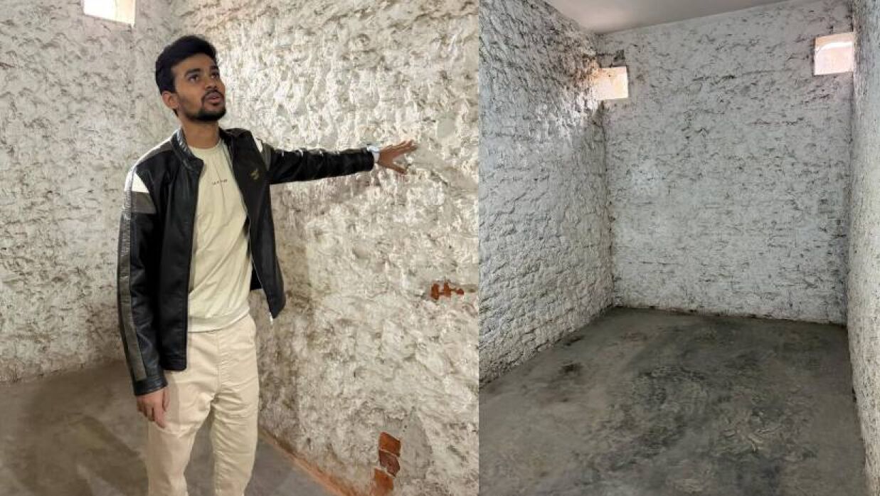 নিজেকে রাখা আয়নাঘর দেখাচ্ছেন আসিফ মাহমুদ 