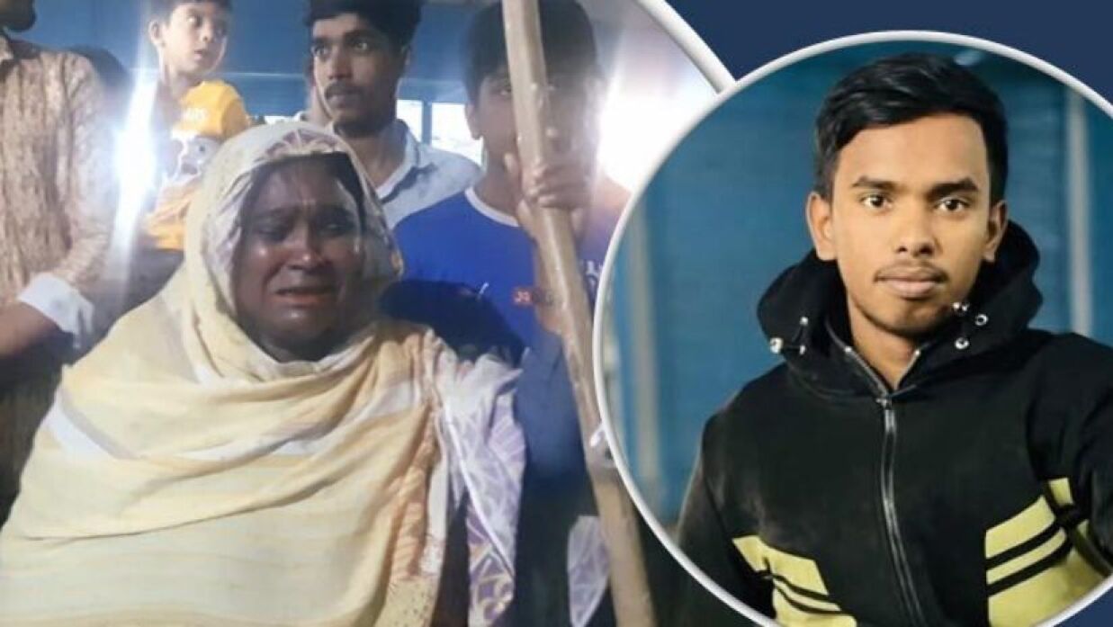 নিহত স্কুলছাত্র আবুল কাশেম এবং তার ফুফু