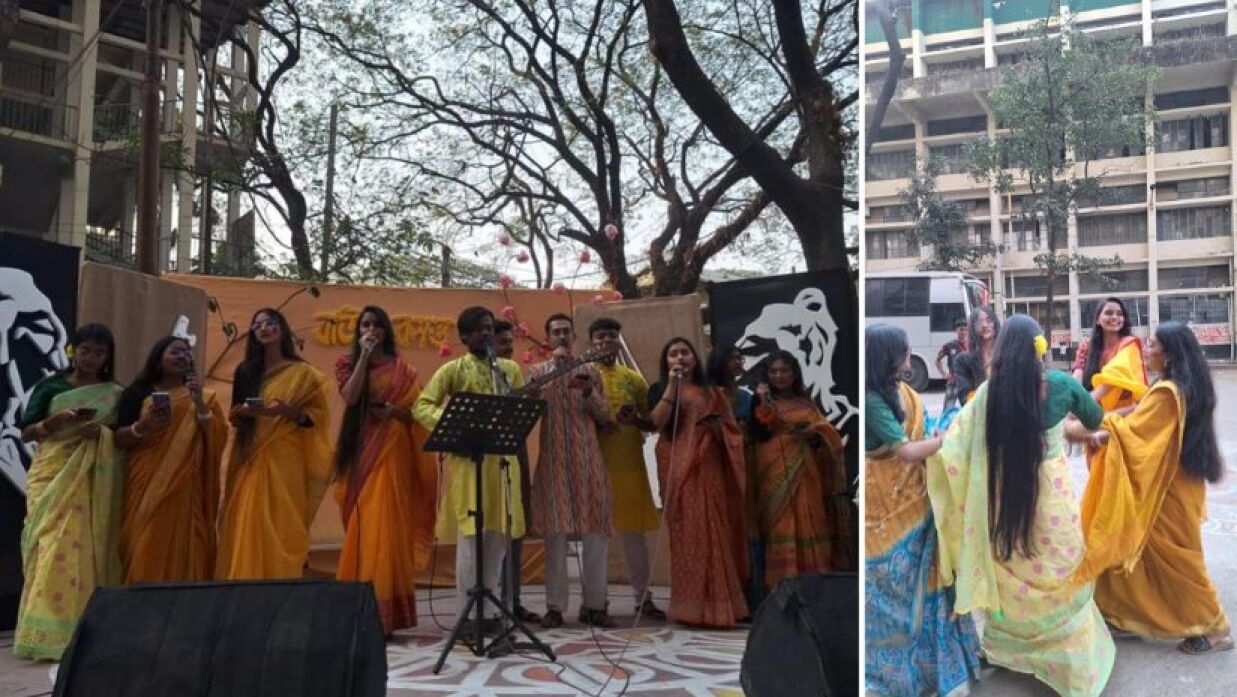 জবিতে বসন্ত উৎসব