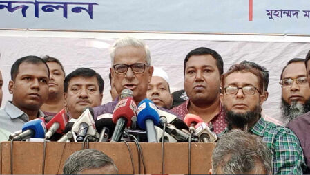 ‘জাতীয় নির্বাচনের আগে বাংলার বুকে স্থানীয় নির্বাচন হতে দেওয়া হবে না’