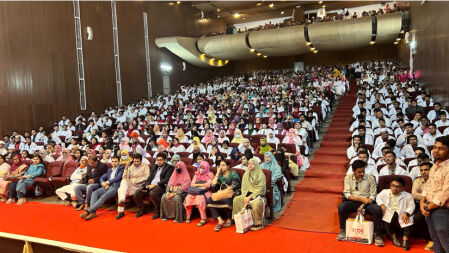 সরকারি মেডিকেলে ভর্তির সুযোগ পাওয়া ২ হাজার শিক্ষার্থীকে সংবর্ধনা