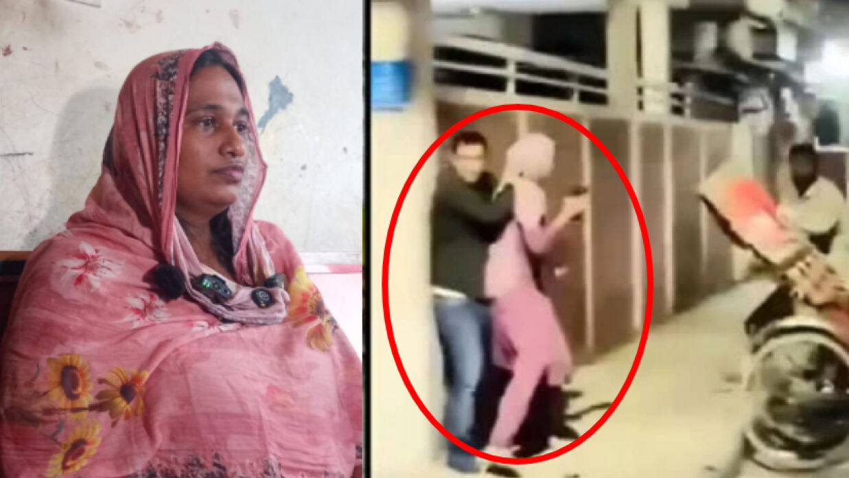 সাইয়্যেদা শম্পা ও হামলার ঘটনার দৃশ্য