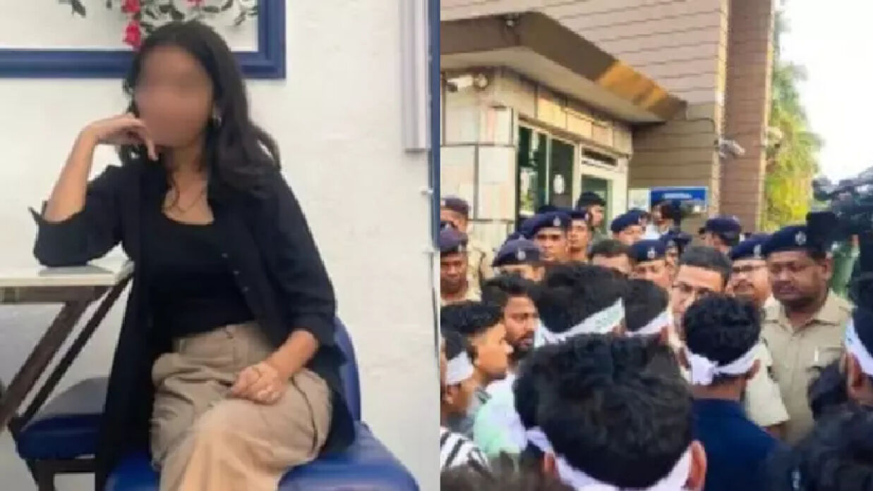 নেপালি ছাত্রীর মৃত্যুর ঘটনায় বিক্ষোভ