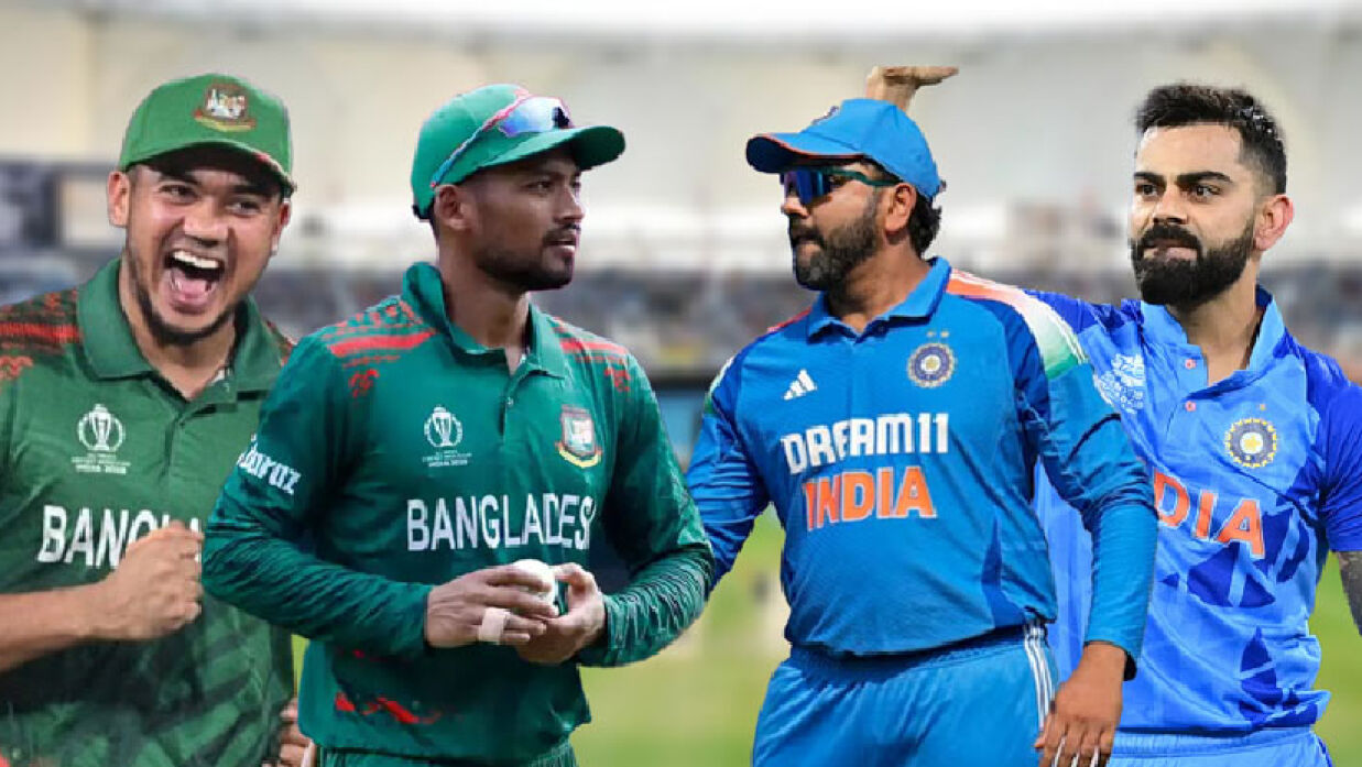 বাংলাদেশ-ভারতের সম্ভাব্য একাদশ দেখে নিন