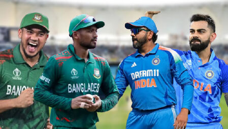 বাংলাদেশ-ভারতের সম্ভাব্য একাদশ দেখে নিন