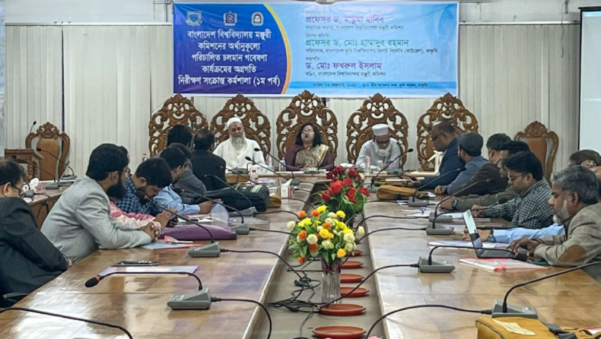 বাকৃবিতে গবেষণা প্রকল্পের মনিটরিং কার্যক্রম শুরু