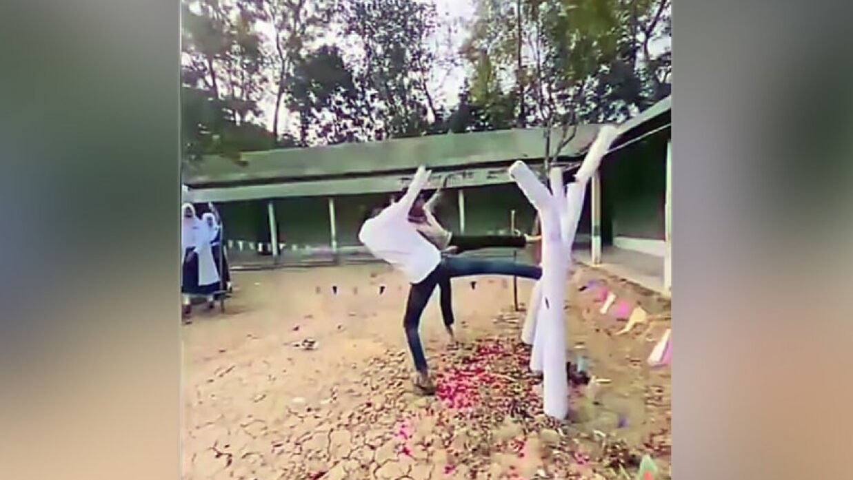 শহীদ মিনার ভাঙার শাস্তি হিসেবে প্রতিদিন স্কুল পরিষ্কার করবে দুই ছাত্র