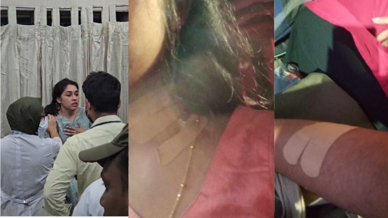 হাতহাতিতে আহতরা