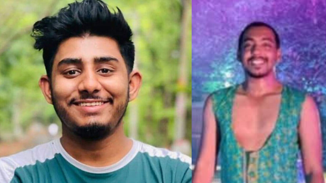 বাঁয়ে রিফাত রশিদ, ডানে মুনতাসির রহমান