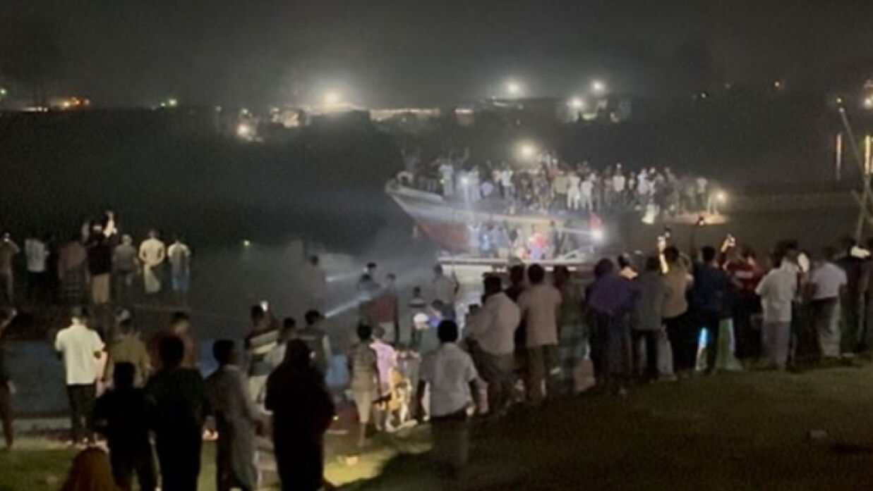 সন্দেহভাজন ডাকাত দলকে ধাওয়া দেন স্থানীয় লোকজন