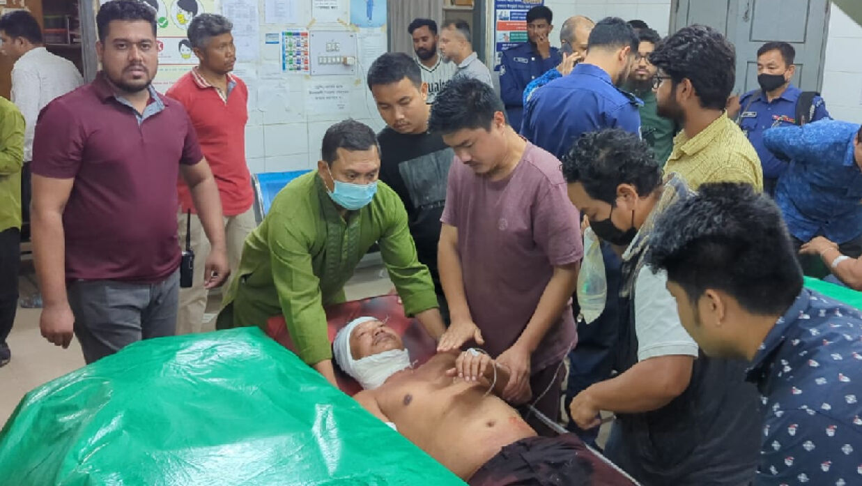 আহত সুমন চাকমা