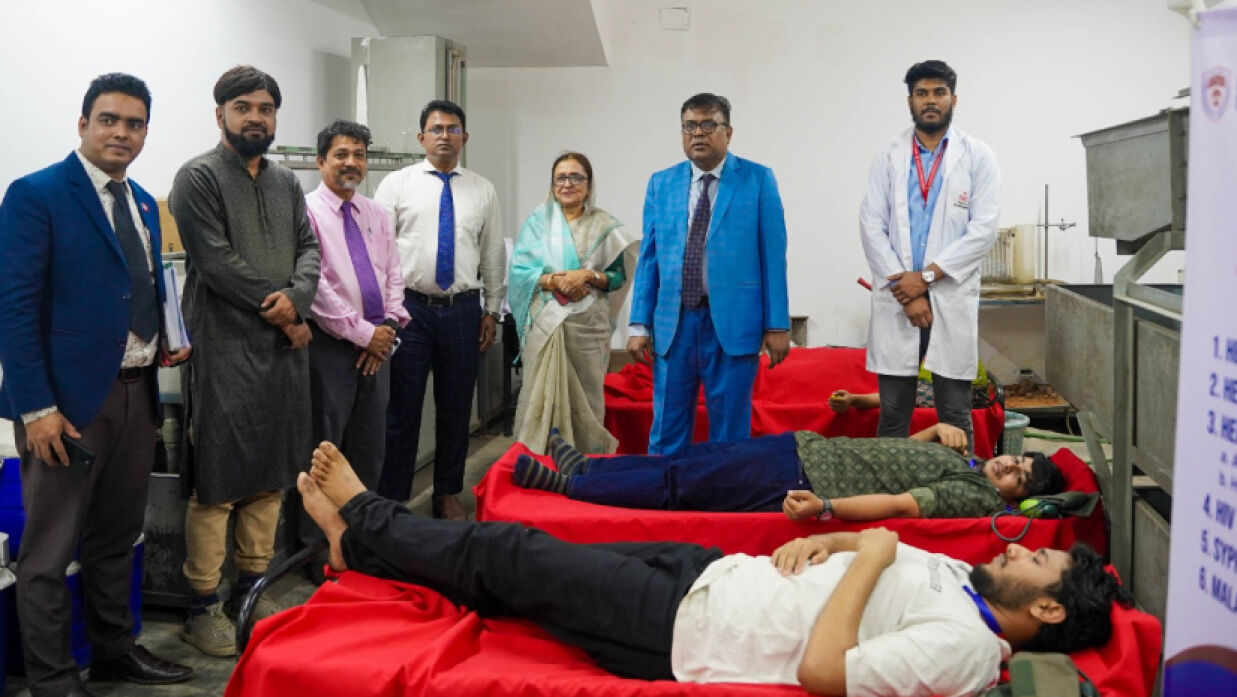 প্রেসিডেন্সি ইউনিভার্সিটিতে রক্তদান কর্মসূচি
