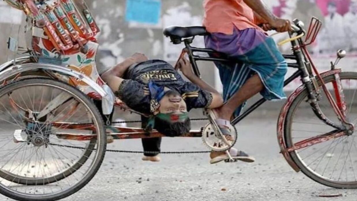আন্দোলনে নিহত শিক্ষার্থীকে বাঁচানো চেষ্টা রিক্সাচালক