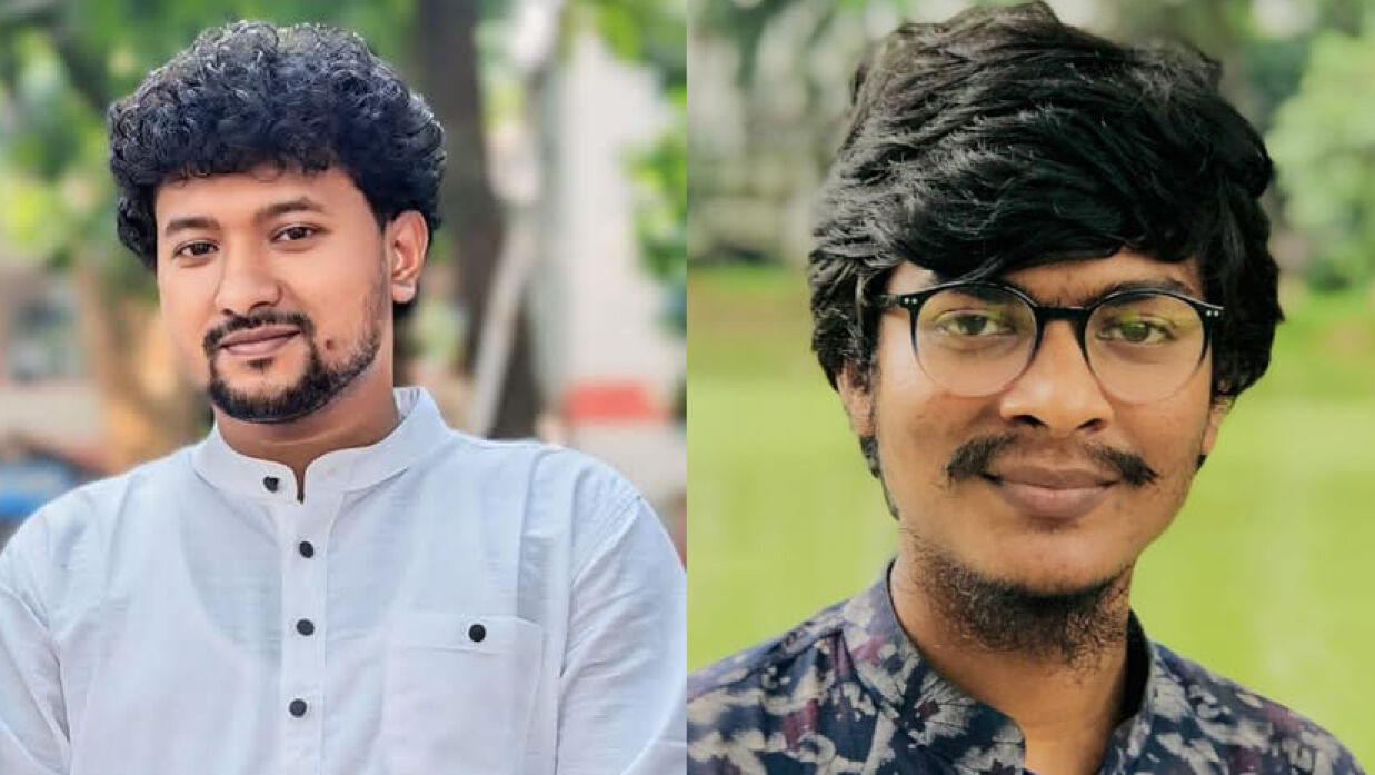 জাহিদ হোসেন হৃদয় ও মাহাদীউজ্জামান মাহমুদ