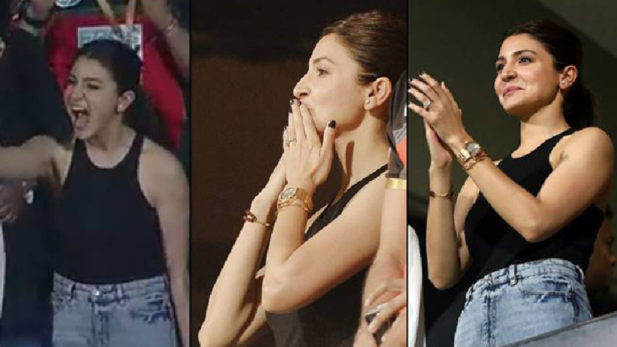 ভারতকে উৎসাহ দিচ্ছেন আনুশকা শর্মা