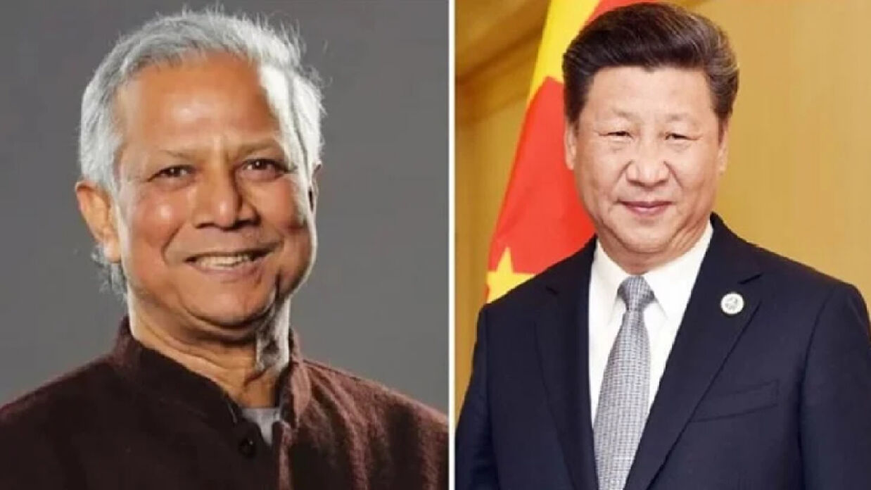 প্রধান উপদেষ্টা অধ্যাপক ড. মুহাম্মদ ইউনূস ও শি জিনপিং