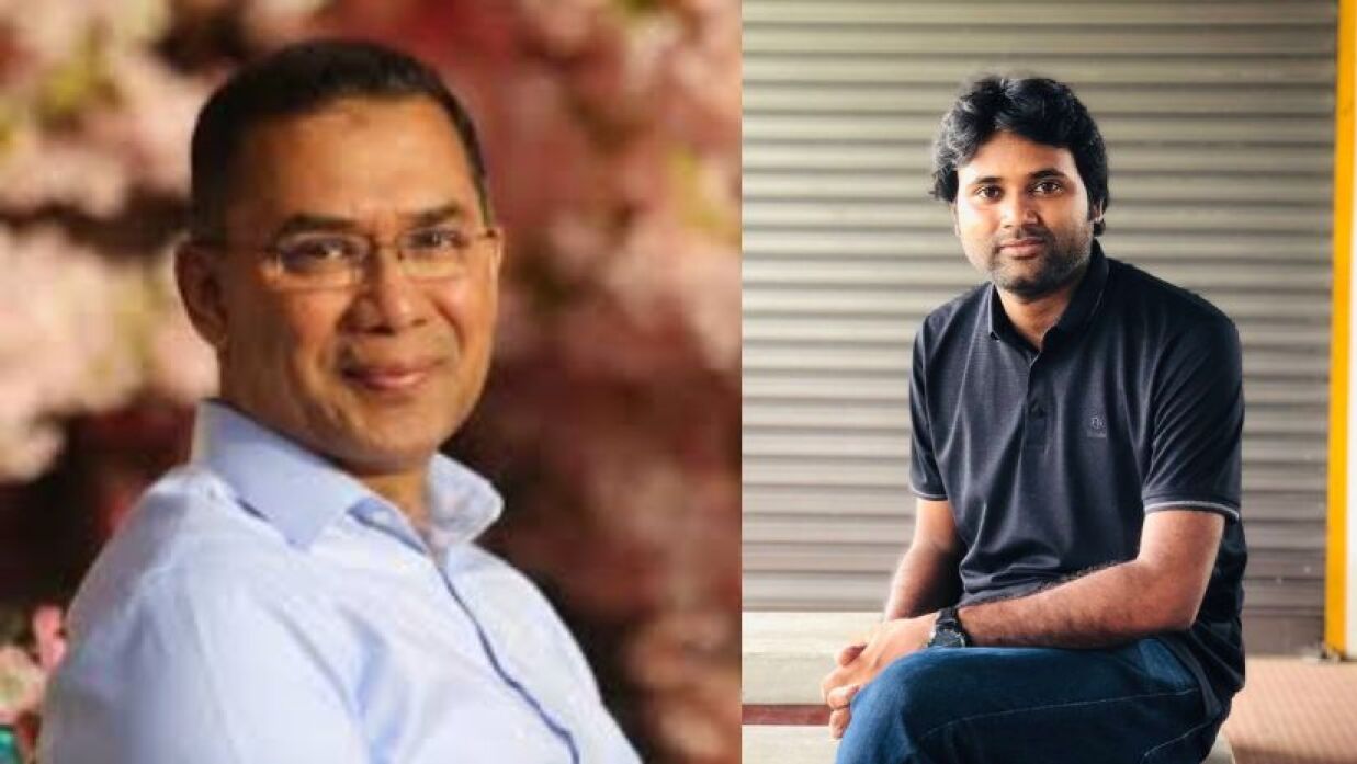 তারেক রহমান ও মনির হোসেন