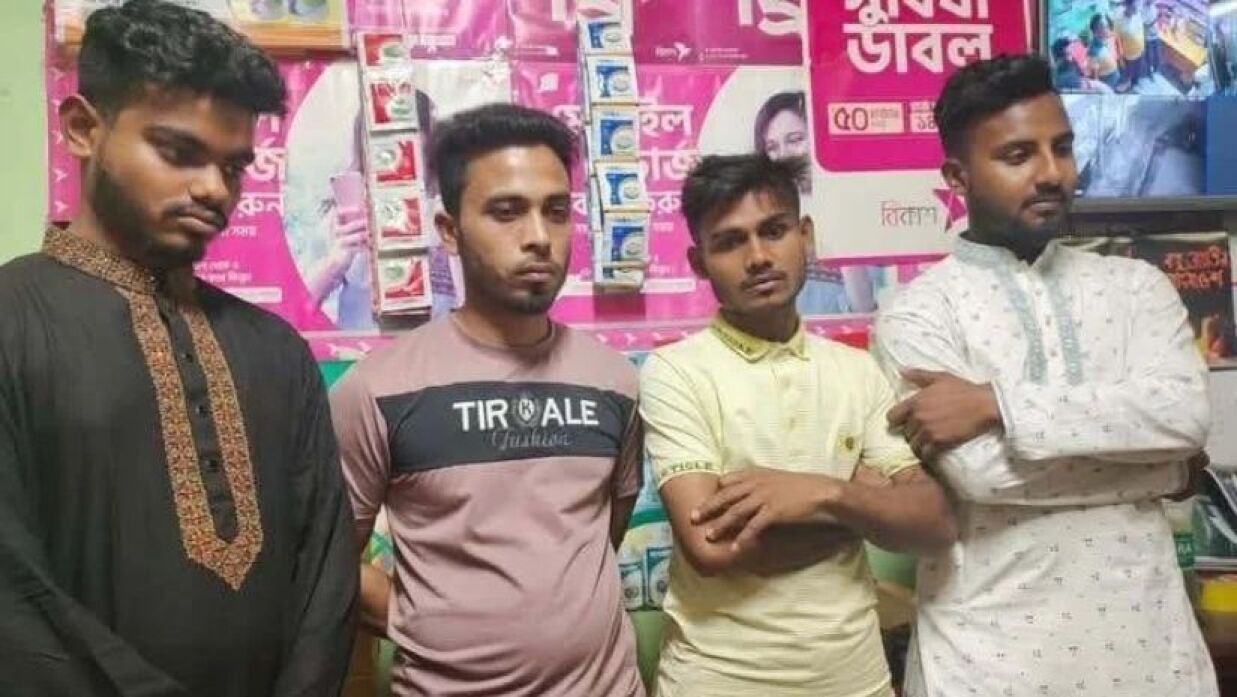 তরুণীকে দলবদ্ধ ধর্ষণে গ্রেপ্তার হওয়া ৪ জন