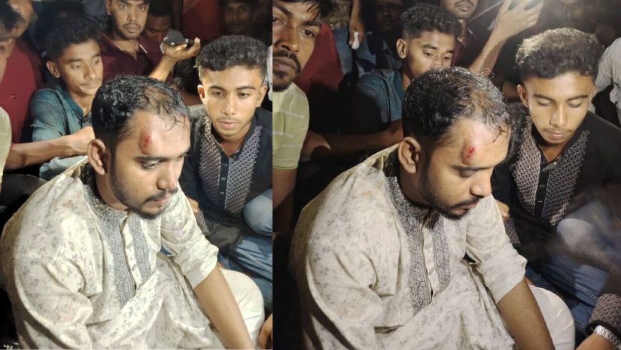 হামলায় আহত হন হান্নান মাসুদ