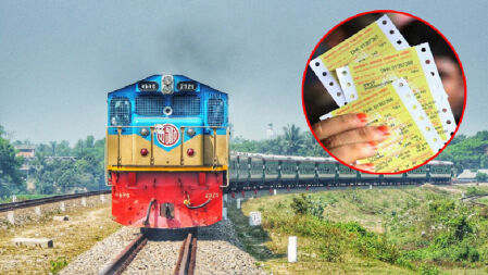 ঈদের ফিরতি ট্রেনের ৪ এপ্রিলের টিকিট মিলবে আজ