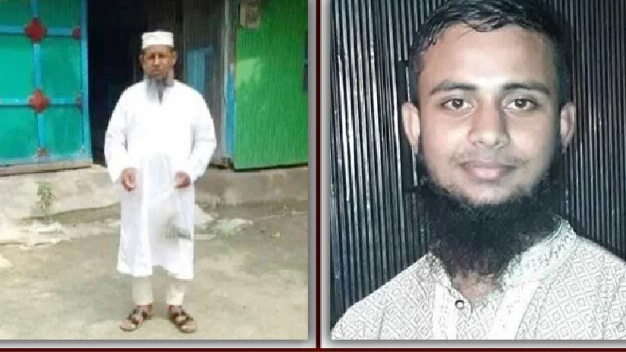 নিহত হাবিবুর রহমান (বামে) ও গ্রেপ্তার আবদুল্লাহ আল মামুন (ডানে)