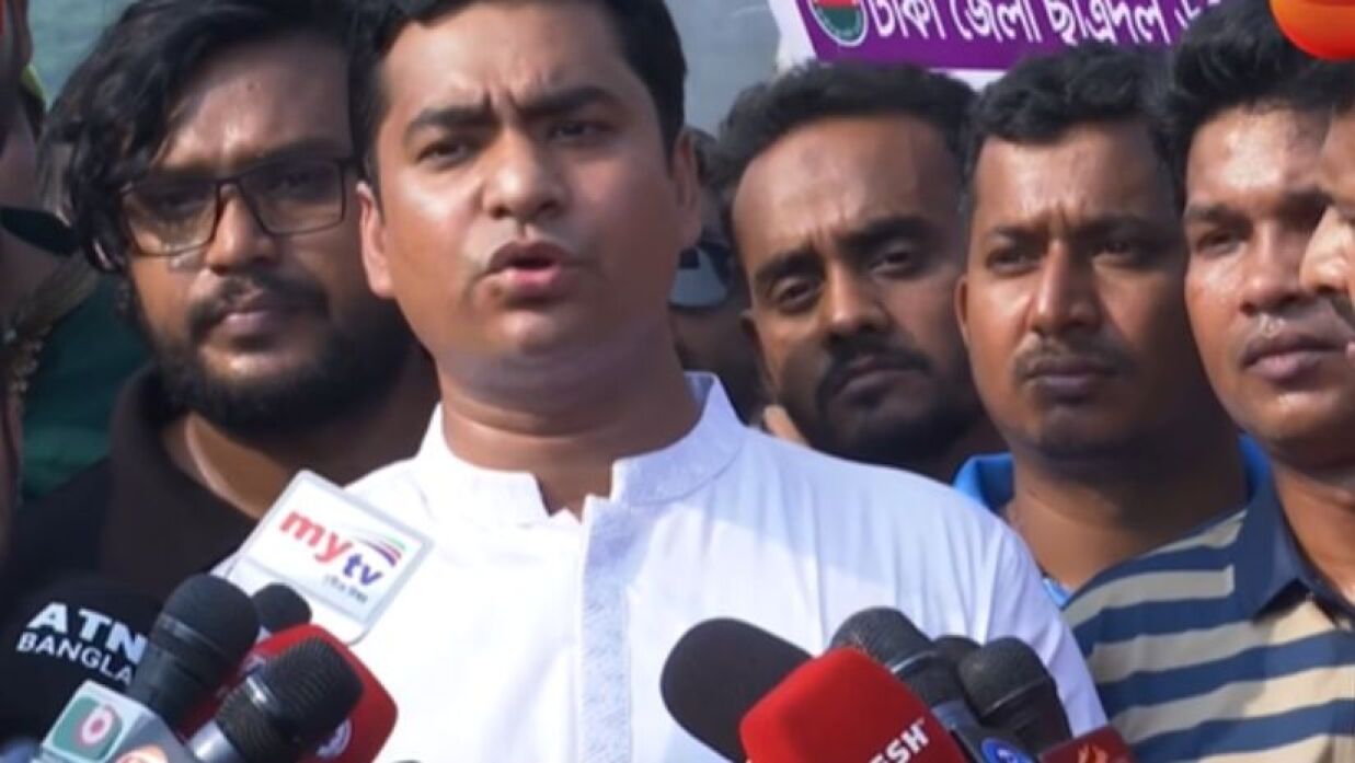 ছাত্রদলের কেন্দ্রীয় সাধারণ সম্পাদক নাছির উদ্দীন নাছির