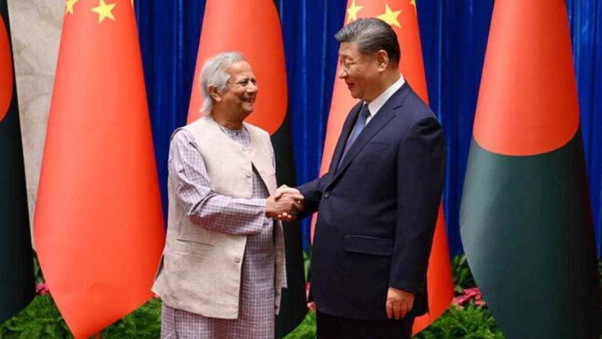 বেইজিংয়ে জিনপিং ও অধ্যাপক ইউনূসের বৈঠক