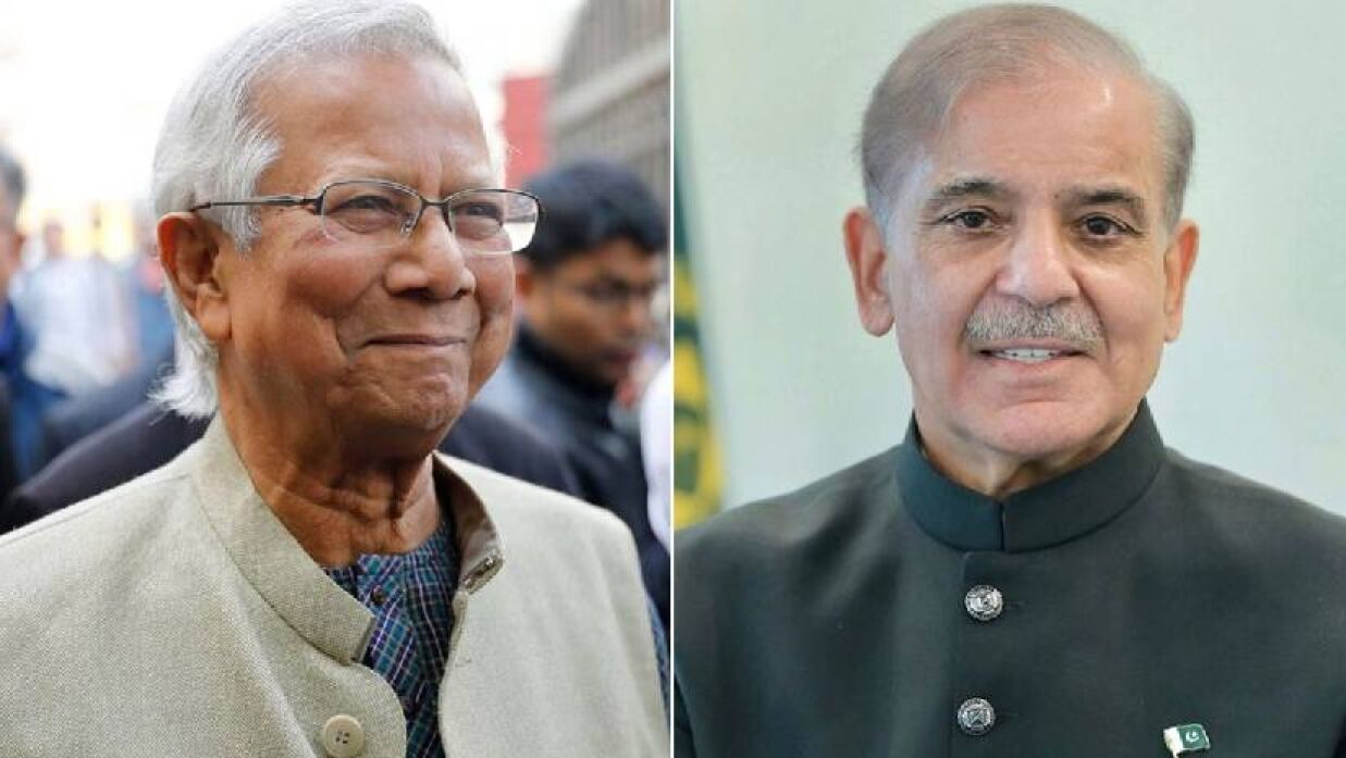 ড. মুহাম্মদ ইউনূস ও শেহবাজ শরিফ